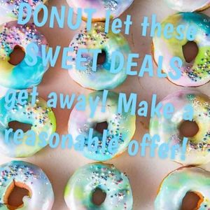 🍩DONUT🍩 let these 🍭SWEET🍬 deals get away!!!